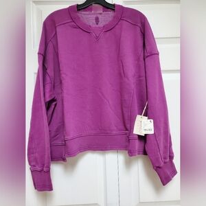 FP Movement × Hatch Intercept Maternity Pullover/Neon Purple